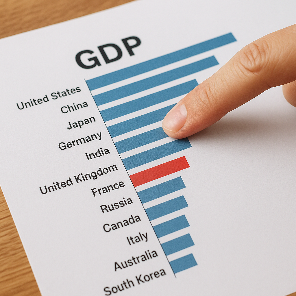 년 국제통화기금 명목 GDP 순위에서 한국이 13위, 호주 12위와 멕시코 14위 사이에 표시된 비교표 이미지