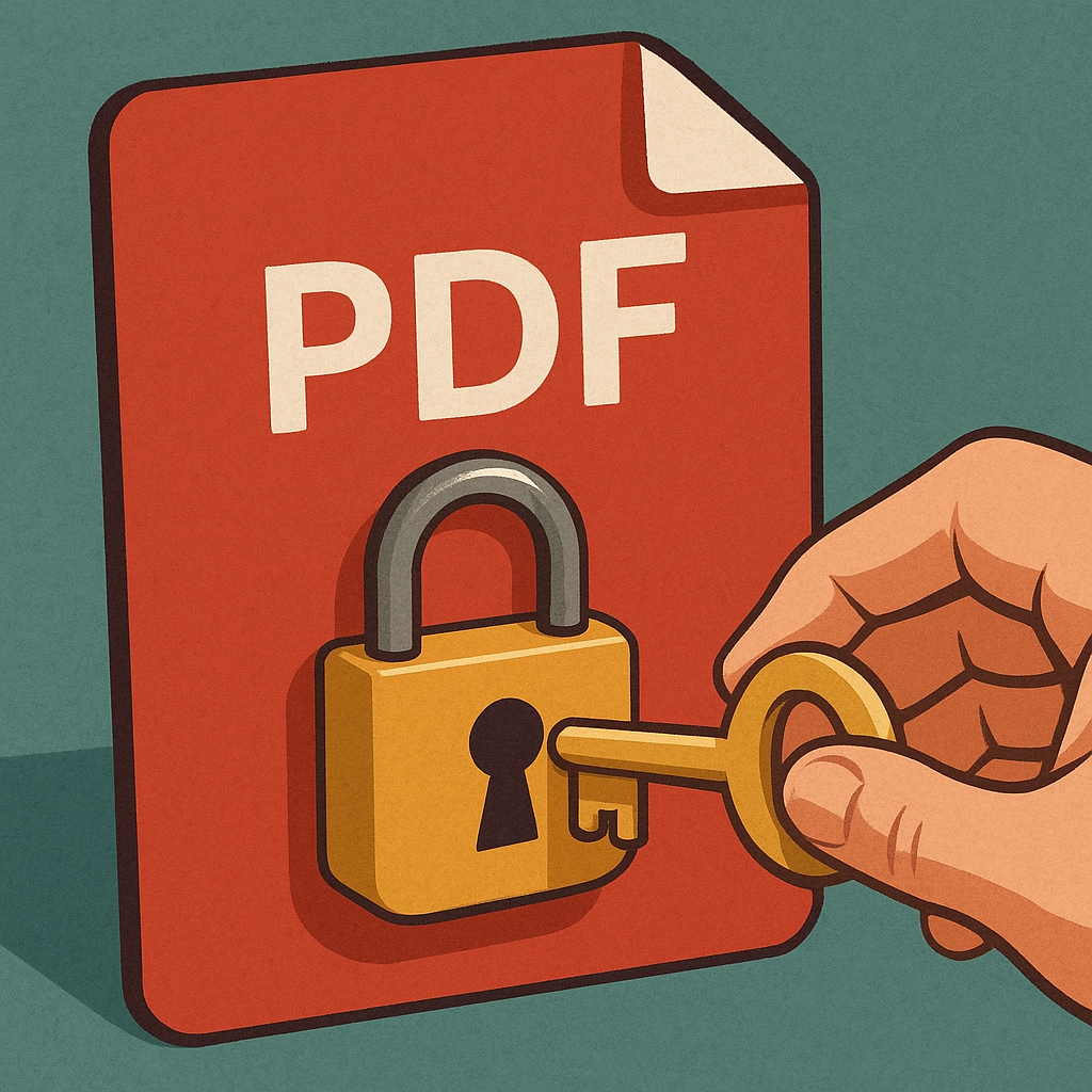 PDF 보안 해제 방법과 암호 유형별 안전한 저장 요령
