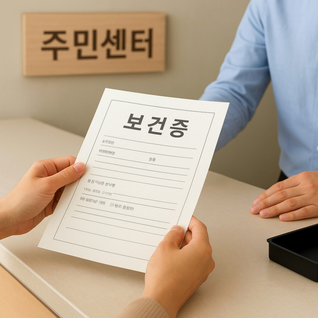 노원구 주민센터 보건증 발급 절차와 준비물 안내