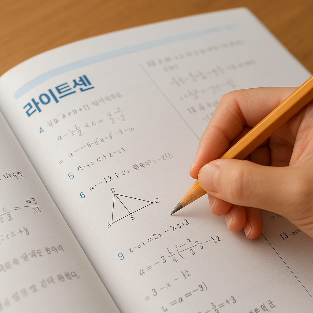 라이트쎈 고등수학 상 답지 활용 팁