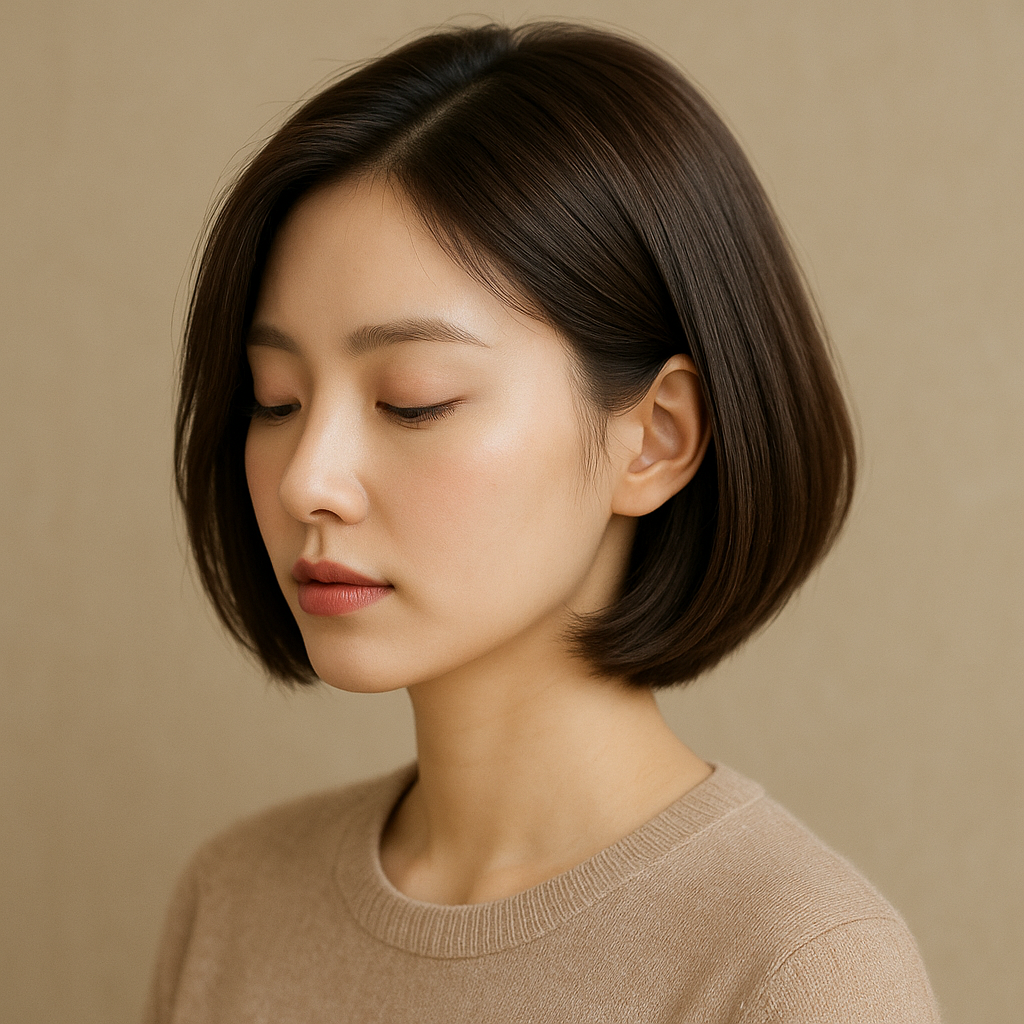 연예인 예쁜 단발 얼굴형별 어울리는 스타일과 손질법