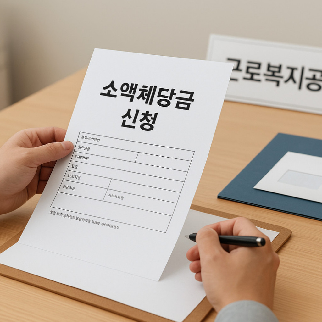 소액체당금 신청 방법, 확인서 발급 후 근로복지공단 접수와 신청 기한