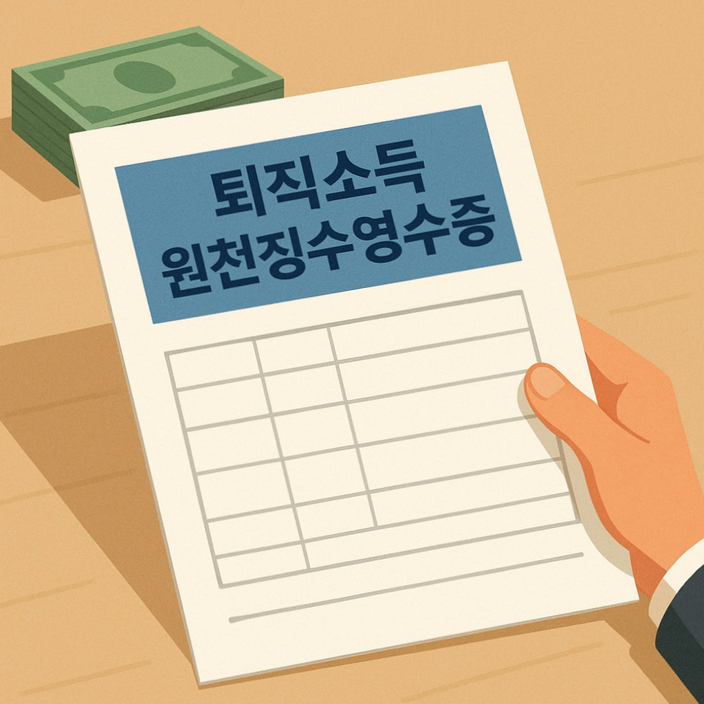 퇴직소득원천징수영수증 발급 방법과 중요성 알아보기
